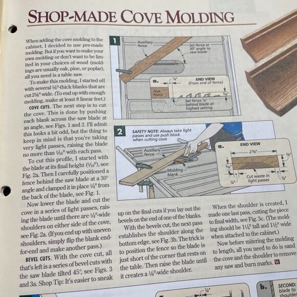 Vintage Woodsmith Woodworking Magazine u Vol 19 Issue 113 October 1997 Curio Ca - Picture 6 of 8